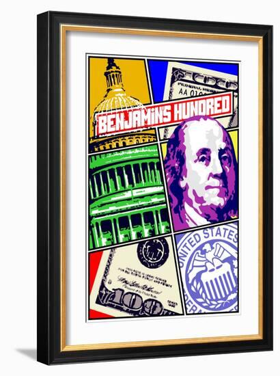 Benjamin's Hundred-Cristian Mielu-Framed Art Print