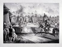 Eglinton Tournament, the Tilt-Yard of the 19th Century, Near the Regent's Park, London, 1839-Benjamin Waterhouse Hawkins-Giclee Print