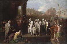 Agrippina Landing at Brundisium with the Ashes of Germanicus, 1768-Benjamin West-Giclee Print