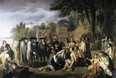 Penn's Treaty with the Indians-Benjamin West-Giclee Print