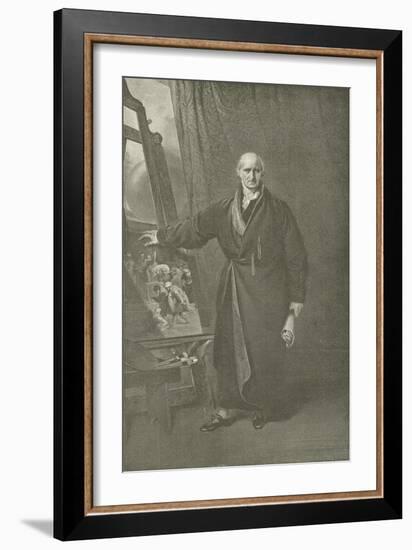 Benjamin West, President of the Royal Academy-Thomas Lawrence-Framed Giclee Print
