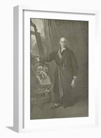 Benjamin West, President of the Royal Academy-Thomas Lawrence-Framed Giclee Print