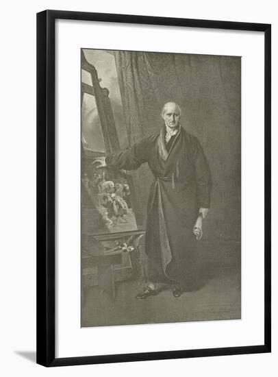 Benjamin West, President of the Royal Academy-Thomas Lawrence-Framed Giclee Print