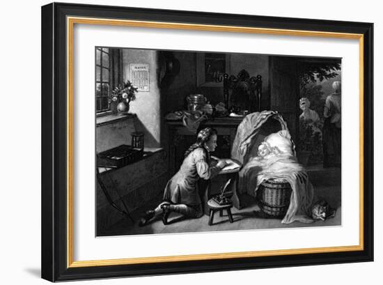 Benjamin West-Edward Matthew Ward-Framed Art Print