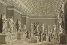 Dominique-Vivant Denon (1747-1825) Cataloguing the Louvre Collection-Benjamin Zix-Framed Giclee Print