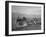 Benji Iguchi driving a tractor, Manzanar Relocation Center, California, 1943-Ansel Adams-Framed Photographic Print