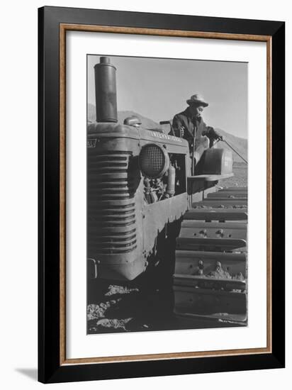 Benji Iguchi on Tractor-Ansel Adams-Framed Art Print