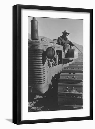 Benji Iguchi on Tractor-Ansel Adams-Framed Art Print