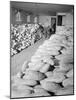 Benji Iguchi with squash, Manzanar Relocation Center, 1943-Ansel Adams-Mounted Photographic Print