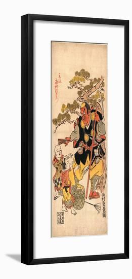 Benkei to Kodomo (Ataka No Matsu)-Nishimura Shigenaga-Framed Giclee Print