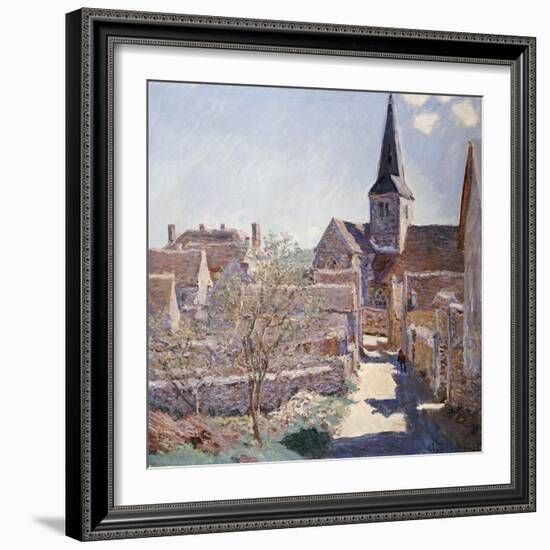 Bennecourt, 1885-Claude Monet-Framed Giclee Print