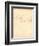 Bennecourt (Pencil on Paper)-Claude Monet-Framed Giclee Print