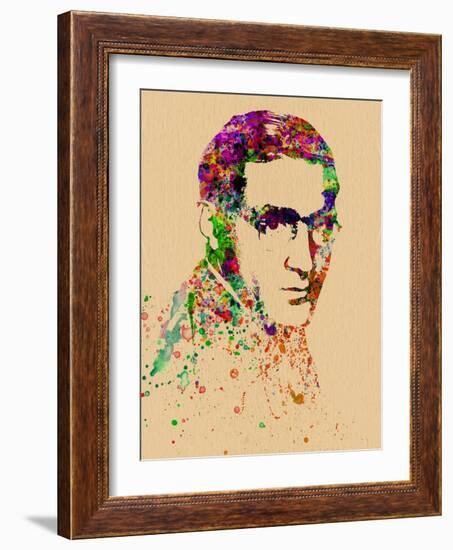 Benny Goodman Watercolor-Anna Malkin-Framed Art Print