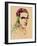Benny Goodman Watercolor-Anna Malkin-Framed Art Print