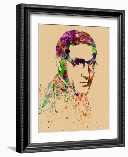 Benny Goodman Watercolor-Anna Malkin-Framed Art Print