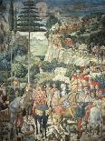 Procession of the Magi: Wall with Emperor John VII Paleologus-Benozzo Gozzoli-Giclee Print