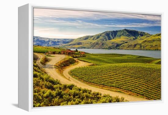 Benson Vineyards Estate Winery, Lake Chelan, Washington, USA-Richard Duval-Framed Premier Image Canvas