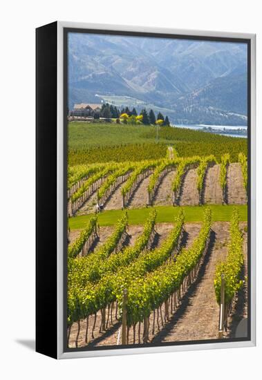 Benson Vineyards Estate Winery, Lake Chelan, Washington, USA-Richard Duval-Framed Premier Image Canvas