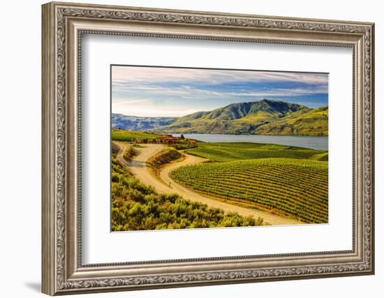 Benson Vineyards Estate Winery, Lake Chelan, Washington, USA-Richard Duval-Framed Photographic Print