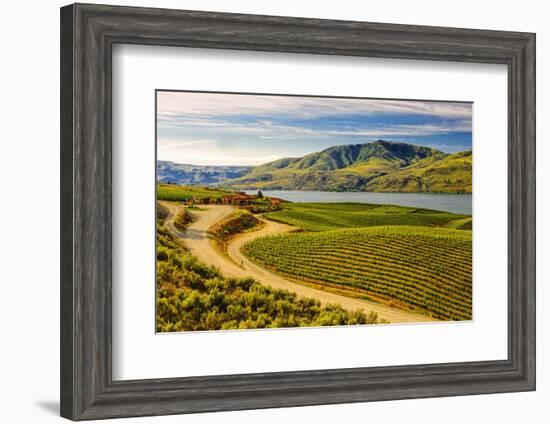 Benson Vineyards Estate Winery, Lake Chelan, Washington, USA-Richard Duval-Framed Photographic Print