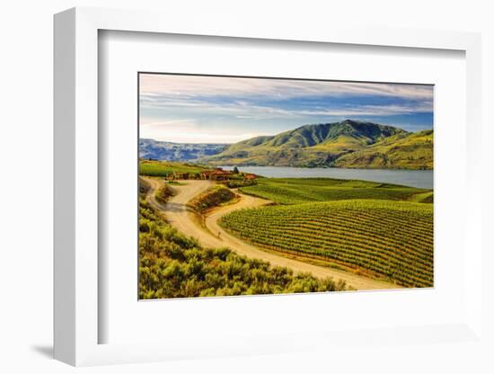 Benson Vineyards Estate Winery, Lake Chelan, Washington, USA-Richard Duval-Framed Photographic Print