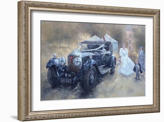 Bentley and Bride-Peter Miller-Framed Giclee Print