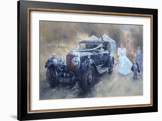 Bentley and Bride-Peter Miller-Framed Giclee Print