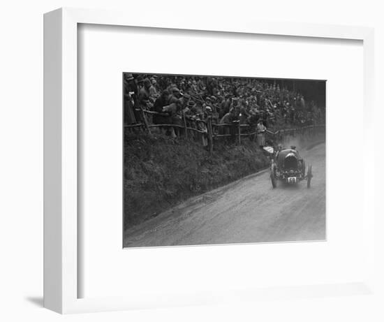 Bentley of May Cunliffe competing in the MAC Shelsley Walsh Hillclimb, Worcestershire, 1927-Bill Brunell-Framed Photographic Print