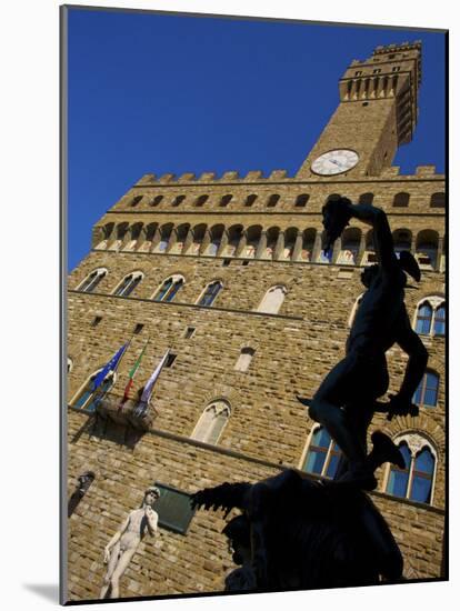 Benvenuto Cellini's Statue of Perseus Holding the Head of Medusa, Florence, Italy-Neil Farrin-Mounted Photographic Print