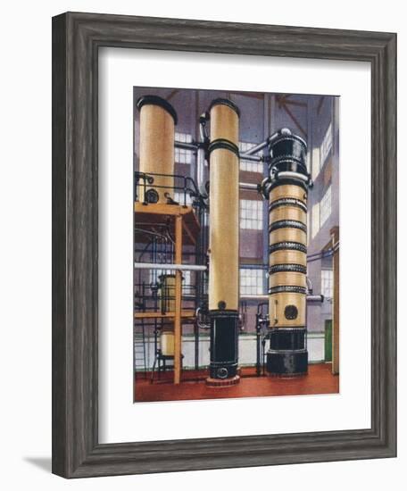 Benzole recovery plant, 1938-Unknown-Framed Giclee Print