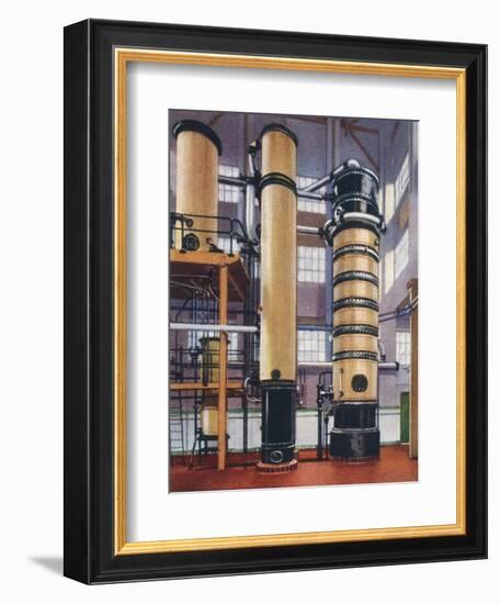 Benzole recovery plant, 1938-Unknown-Framed Giclee Print