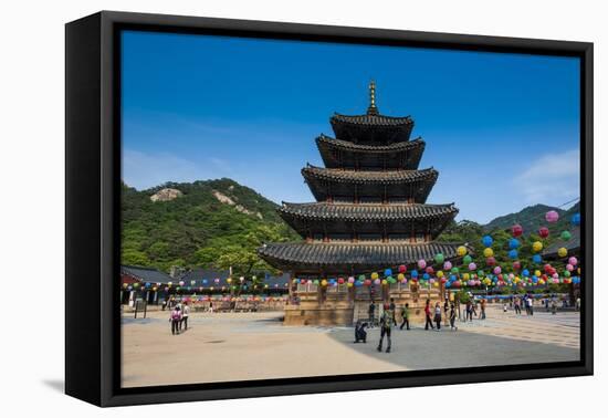 Beopjusa Temple Complex, South Korea, Asia-Michael-Framed Premier Image Canvas
