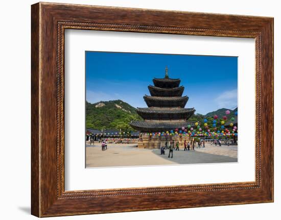 Beopjusa Temple Complex, South Korea, Asia-Michael-Framed Photographic Print