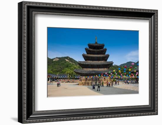 Beopjusa Temple Complex, South Korea, Asia-Michael-Framed Photographic Print