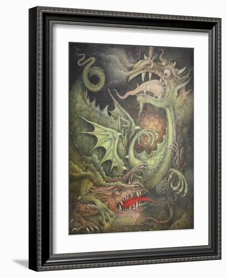 Beowulf-Wayne Anderson-Framed Giclee Print