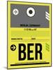 BER Berlin Luggage Tag 1-NaxArt-Mounted Art Print