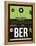 BER Berlin Luggage Tag 2-NaxArt-Framed Stretched Canvas