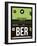 BER Berlin Luggage Tag 2-NaxArt-Framed Art Print