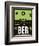 BER Berlin Luggage Tag 2-NaxArt-Framed Art Print