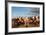 Berber Horsemen Lined Up for a Fantasia, Dades Valley, Morocco-null-Framed Photographic Print