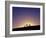 Berber Tribesman Leads His Two Camels Along the Top of Sand Dune in the Erg Chegaga, in the Sahara -Mark Hannaford-Framed Photographic Print