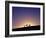 Berber Tribesman Leads His Two Camels Along the Top of Sand Dune in the Erg Chegaga, in the Sahara -Mark Hannaford-Framed Photographic Print