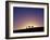 Berber Tribesman Leads His Two Camels Along the Top of Sand Dune in the Erg Chegaga, in the Sahara -Mark Hannaford-Framed Photographic Print