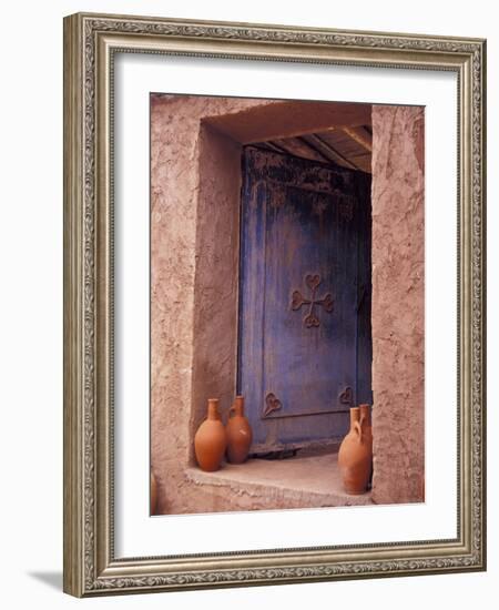 Berber Village Doorway, Morocco-Darrell Gulin-Framed Photographic Print