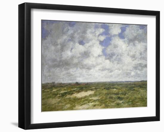 Berck, Cloudy Landscape, 1882-Eugene Louis Boudin-Framed Giclee Print