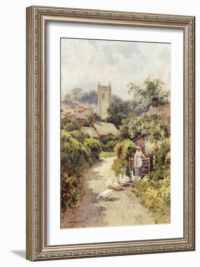 Bere Regis, Dorset-Ernest W Haslehust-Framed Photographic Print