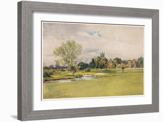 Bere Regis, Dorset-null-Framed Art Print