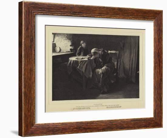 Bereaved-Frank Holl-Framed Giclee Print