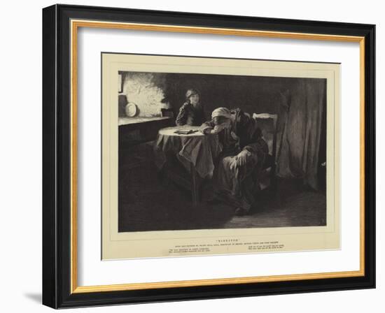 Bereaved-Frank Holl-Framed Giclee Print