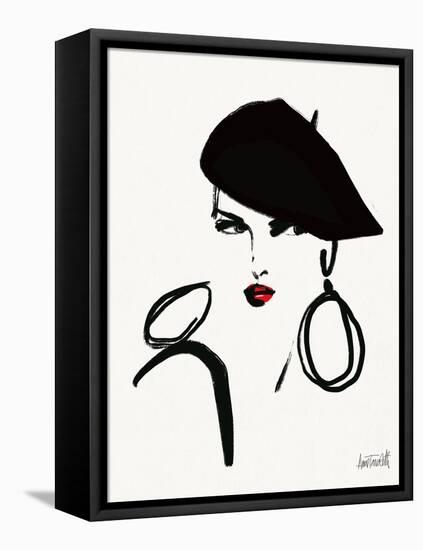 Beret and Scarf I-Anne Tavoletti-Framed Stretched Canvas